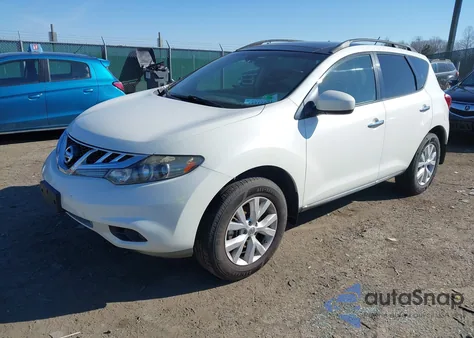 2012 Nissan Murano Sl z USA, uszkodzony, nr VIN JN8AZ1MWXCW215700